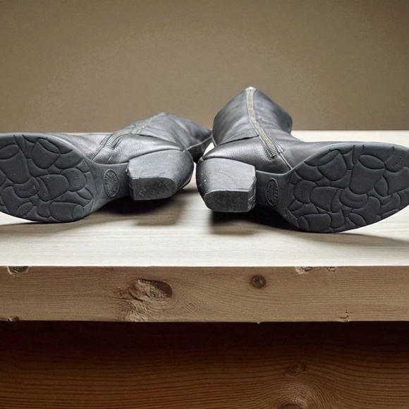 Kork Ease Olsen Harness Black Leather Knee High Boots Size 8.5 - Picture 8 of 9